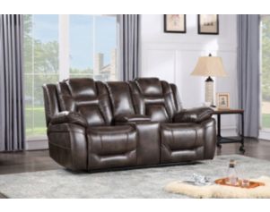 Steve Silver Oportuna Power Reclining Loveseat with Console