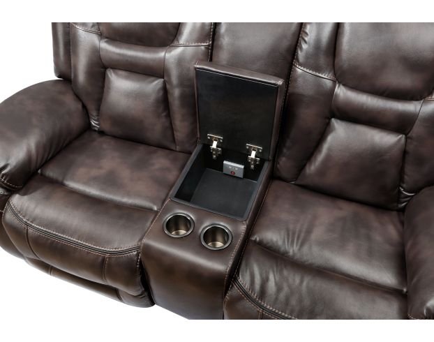 Steve Silver Oportuna Power Reclining Loveseat with Console large image number 4