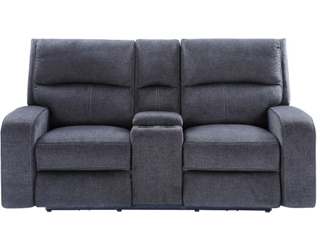 Steve Silver Lovell Power Recline Loveseat with Console large image number 1