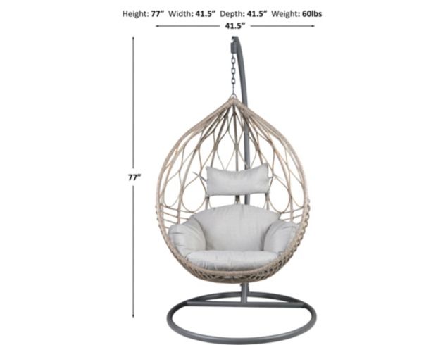 White hanging basket cheap chair