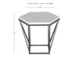 Steve Silver Corvus End Table small image number 3