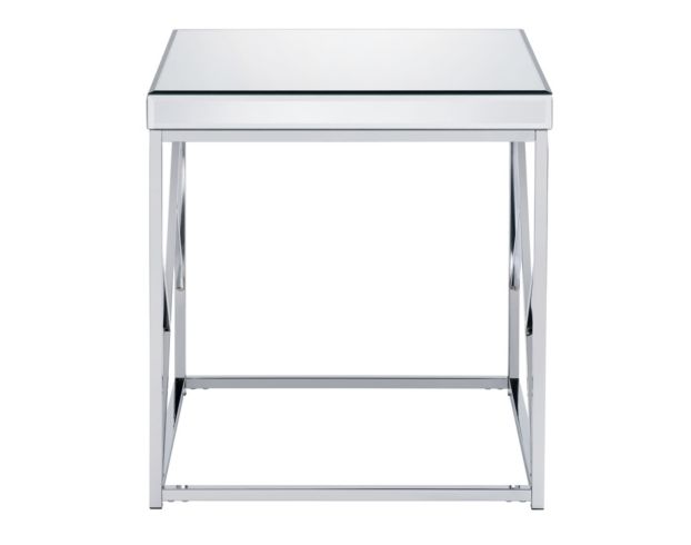 Steve Silver Evelyn Silver End Table large image number 1