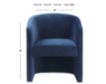 Steve Silver Iris Indigo Accent Chair small image number 7