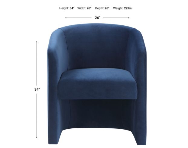 Steve Silver Iris Indigo Accent Chair large image number 7