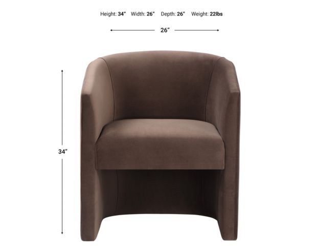 Shallow depth accent online chair