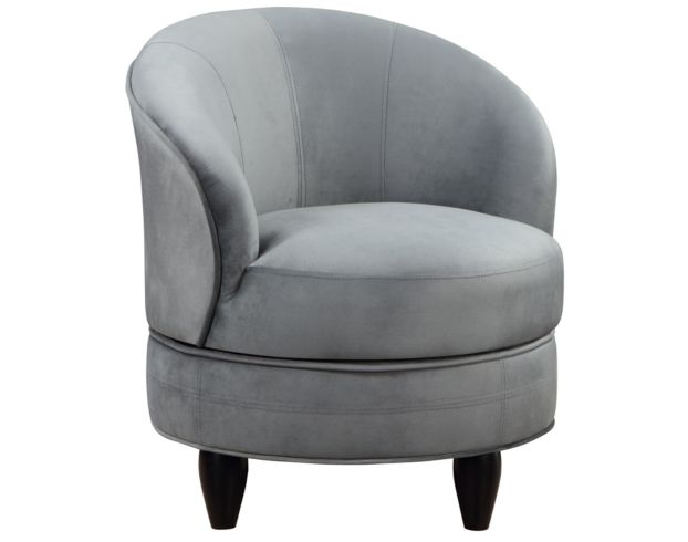 Steve Silver Sophia Gray Velvet Swivel Chair large image number 2