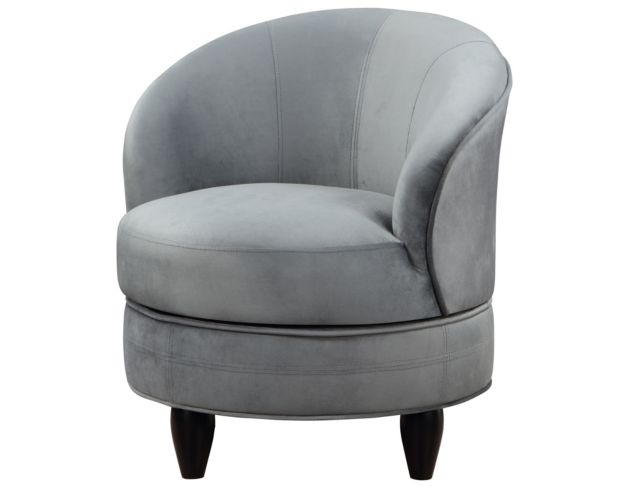 Steve Silver Sophia Gray Velvet Swivel Chair large image number 3