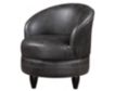 Steve Silver Sophia Gray Faux Leather Swivel Chair small image number 2
