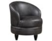 Steve Silver Sophia Gray Faux Leather Swivel Chair small image number 3