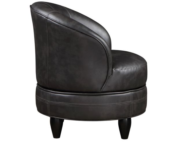Steve Silver Sophia Gray Faux Leather Swivel Chair large image number 4