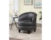 Steve Silver Sophia Gray Faux Leather Swivel Chair small image number 7