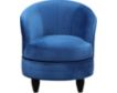 Steve Silver Sophia Blue Velvet Swivel Chair small image number 1