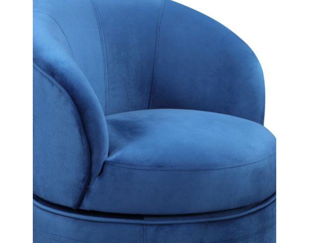 Steve Silver Sophia Blue Velvet Swivel Chair large image number 6