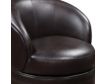 Steve Silver Sophia Brown Faux Leather Swivel Chair small image number 5
