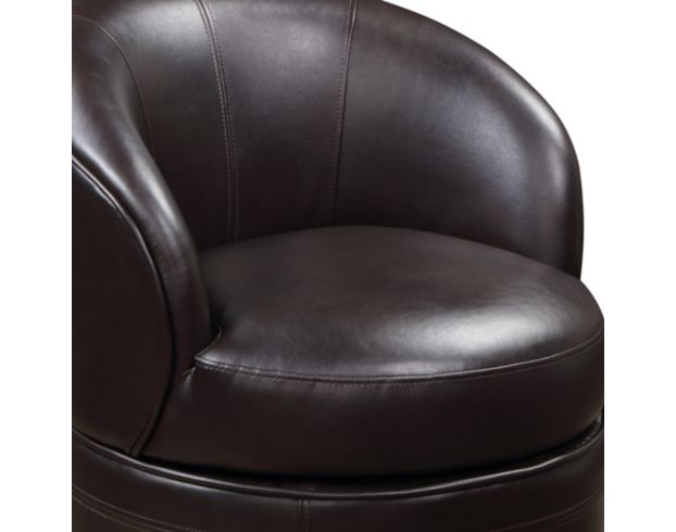 Steve Silver Sophia Brown Faux Leather Swivel Chair large image number 5