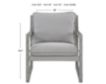 Steve Silver Kai Gray Accent Chair small image number 7