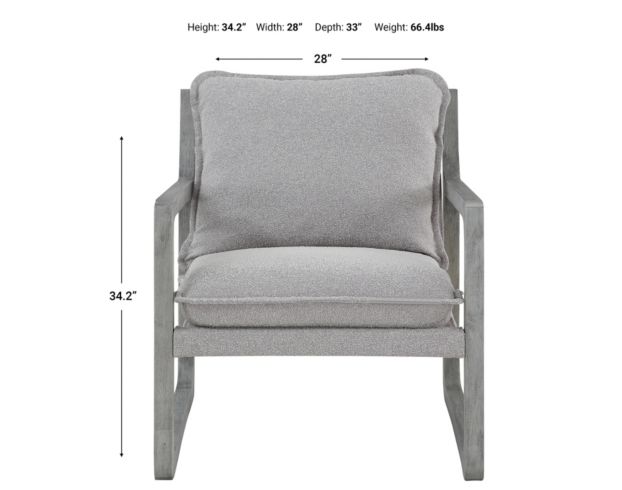 Steve Silver Kai Gray Accent Chair large image number 7