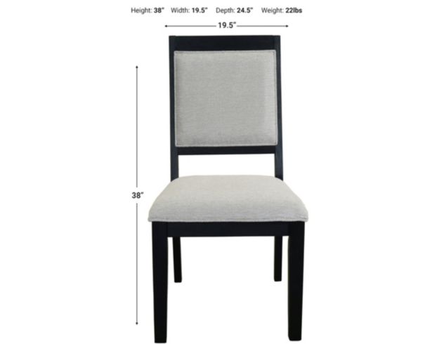 Steve Silver Molly Upholstered Dining Chair large image number 4