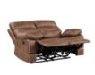 Steve Silver Rudger Brown Reclining Loveseat small image number 6