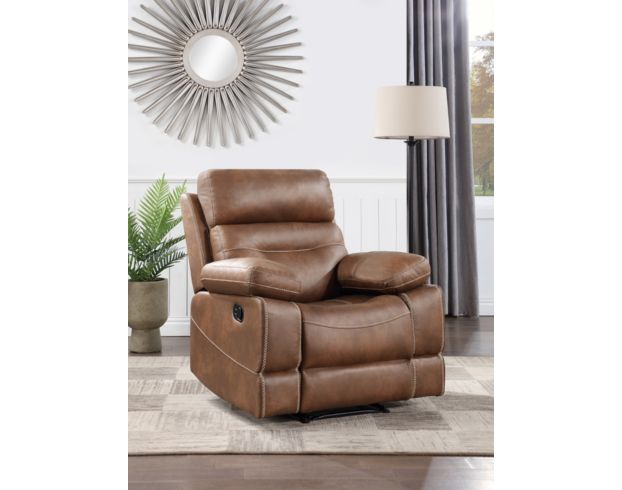 Steve Silver Rudger Brown Recliner large image number 2
