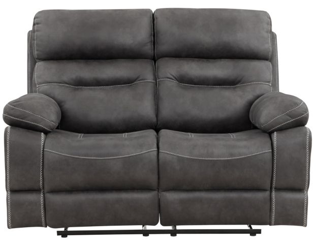 Steve Silver Rudger Gray Reclining Loveseat large image number 1