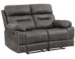 Steve Silver Rudger Gray Reclining Loveseat small image number 3