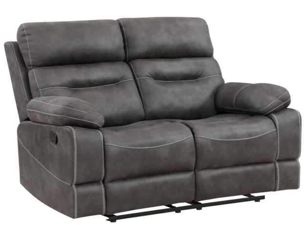 Steve Silver Rudger Gray Reclining Loveseat large image number 3