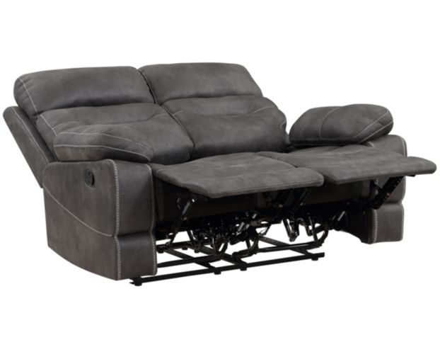 Steve Silver Rudger Gray Reclining Loveseat large image number 4