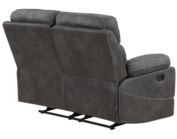 Steve Silver Rudger Gray Reclining Loveseat large image number 6