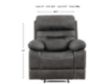 Steve Silver Rudger Gray Recliner small image number 9