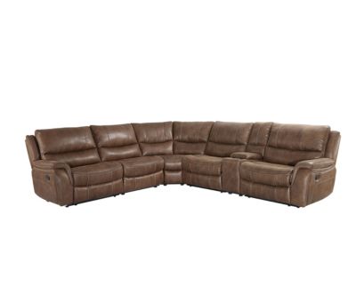 Steve Silver Lehi Brindle 6-Piece Reclining Sectional