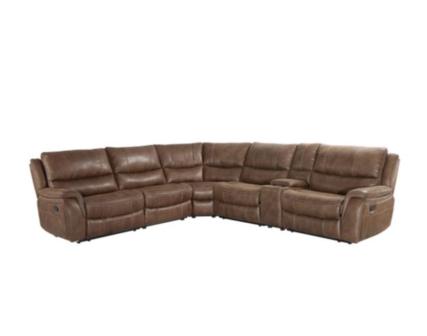 Steve Silver Lehi 6-Piece Reclining Brindle Sectional large image number 1