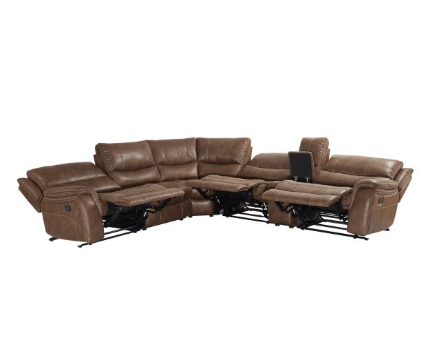 Steve Silver Lehi 6-Piece Reclining Brindle Sectional large image number 3