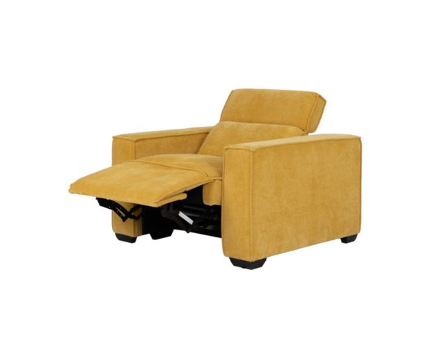 Stitch Seating 238035 Collection Mustard Power Recliner large image number 3