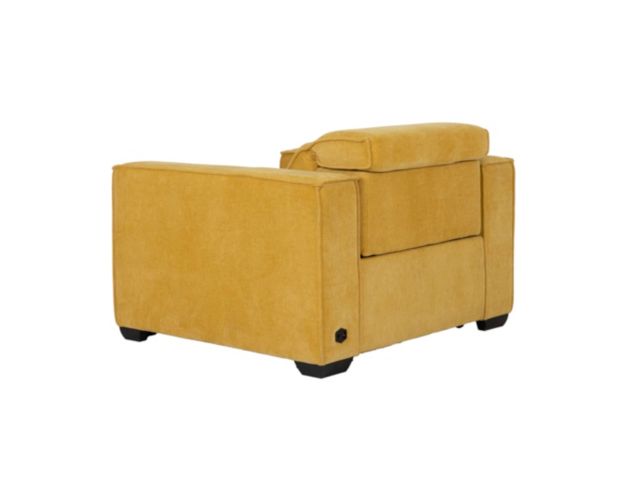 Stitch Seating 238035 Collection Mustard Power Recliner large image number 5