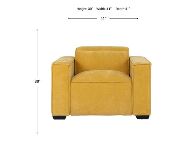 Stitch Seating 238035 Collection Mustard Power Recliner large image number 9