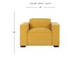 Stitch Seating 238035 Collection Mustard Power Recliner small image number 9