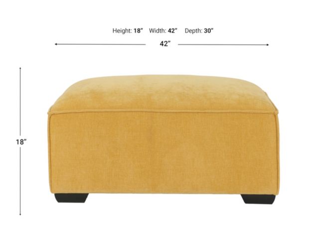 Stitch Seating 238035 Collection Mustard Ottoman large image number 4