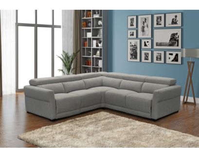 Stitch Seating 12196 Collection 3-Piece Power Recline Sectional