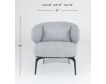 Stitch Seating Air Collection Gray Accent Chair small image number 11