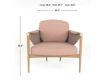 Stitch Seating Lolla Rust Accent Chair small image number 12