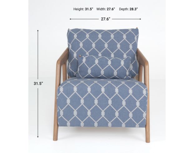 Stitch Seating Serena Blue Accent Chair large image number 12