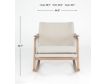 Stitch Seating Laura Beige Rocking Chair small image number 10