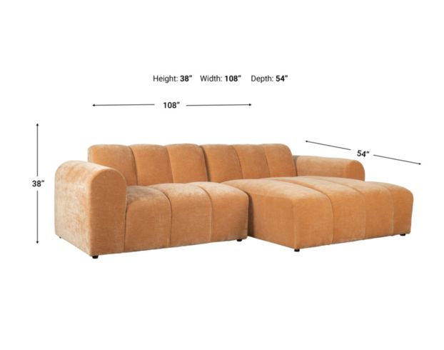 Stitch Seating Amici 2-Piece Amber Sectional large image number 10