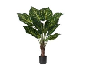 Sullivans 36-Inch Artificial Veined Zebra Palm Plant