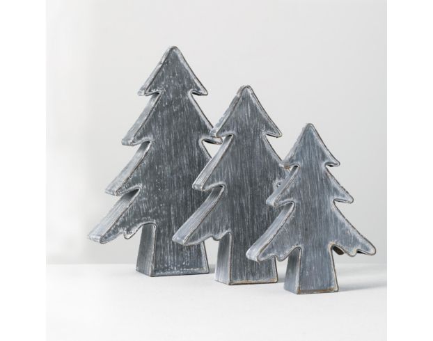 Sullivans Decorative Wood Tree Set of 3 large image number 2