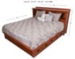 Surewood Oak Mission Queen Storage Bed small image number 4