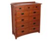 Surewood Oak Mission 11-Drawer Chest small image number 1