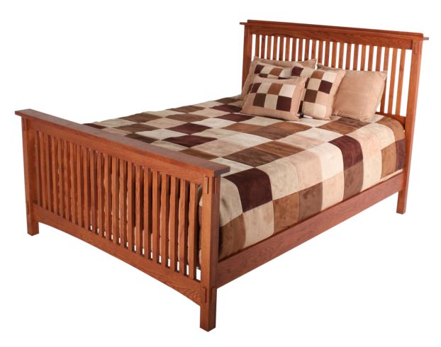 Surewood Oak Mission King Bed Homemakers, Mission Style Headboards King Size