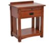Surewood Oak Mission 1-Drawer Open Nightstand small image number 1
